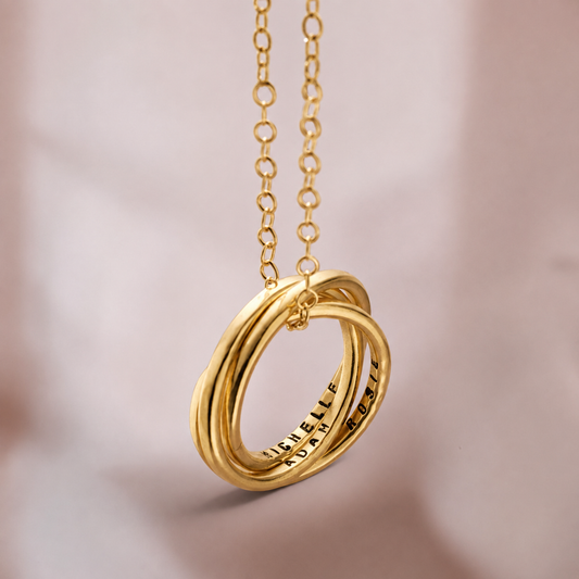 Personalised Secret Russian Ring Necklace
