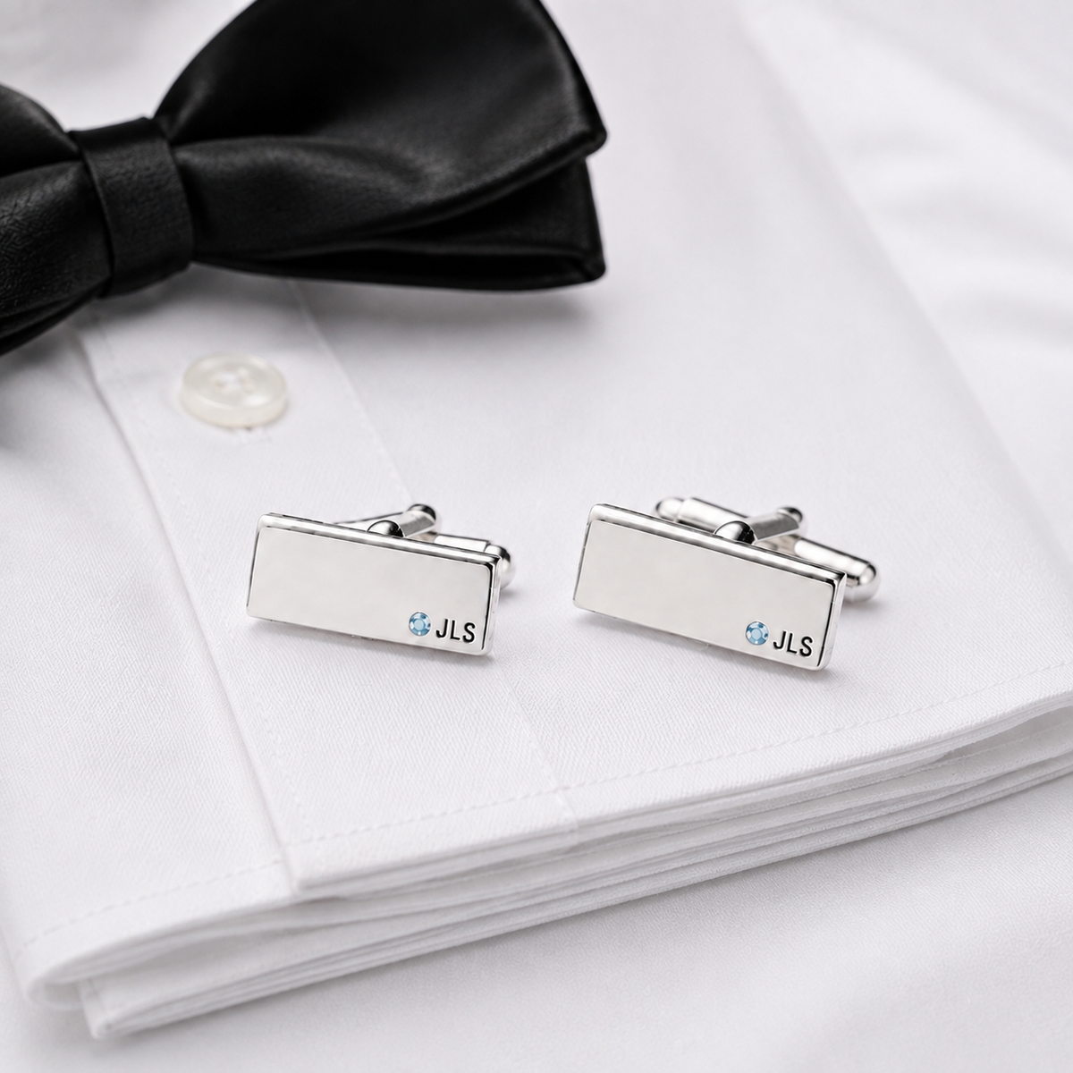 Personalised Birthstone Cufflinks