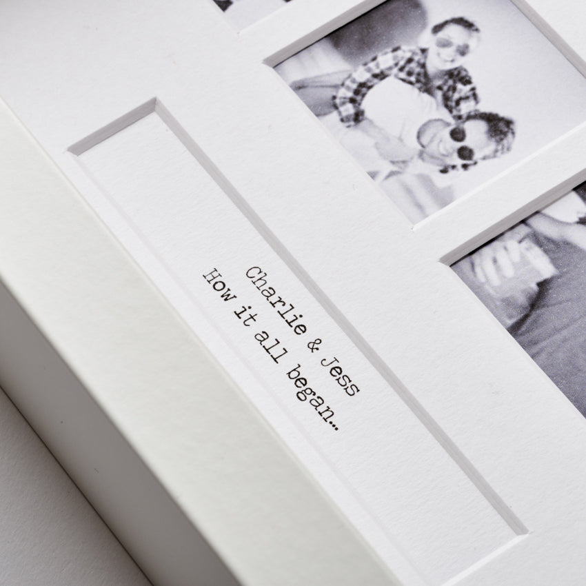 Our First Hello Photo Frame Our First Year Personalised Photo Frame | Posh Totty Designs
