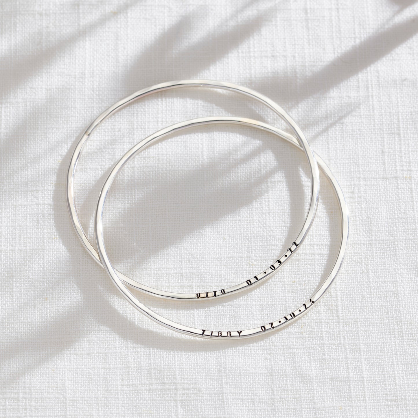 Personalised Interlinking Bangles