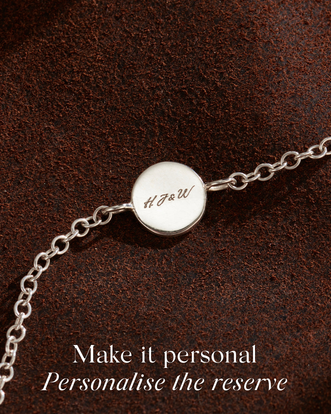 Personalisation options for the My Guiding Star bracelet