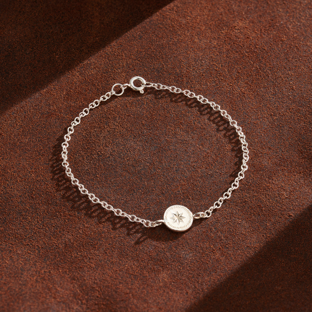 Silver My Guiding Star personalised bracelet