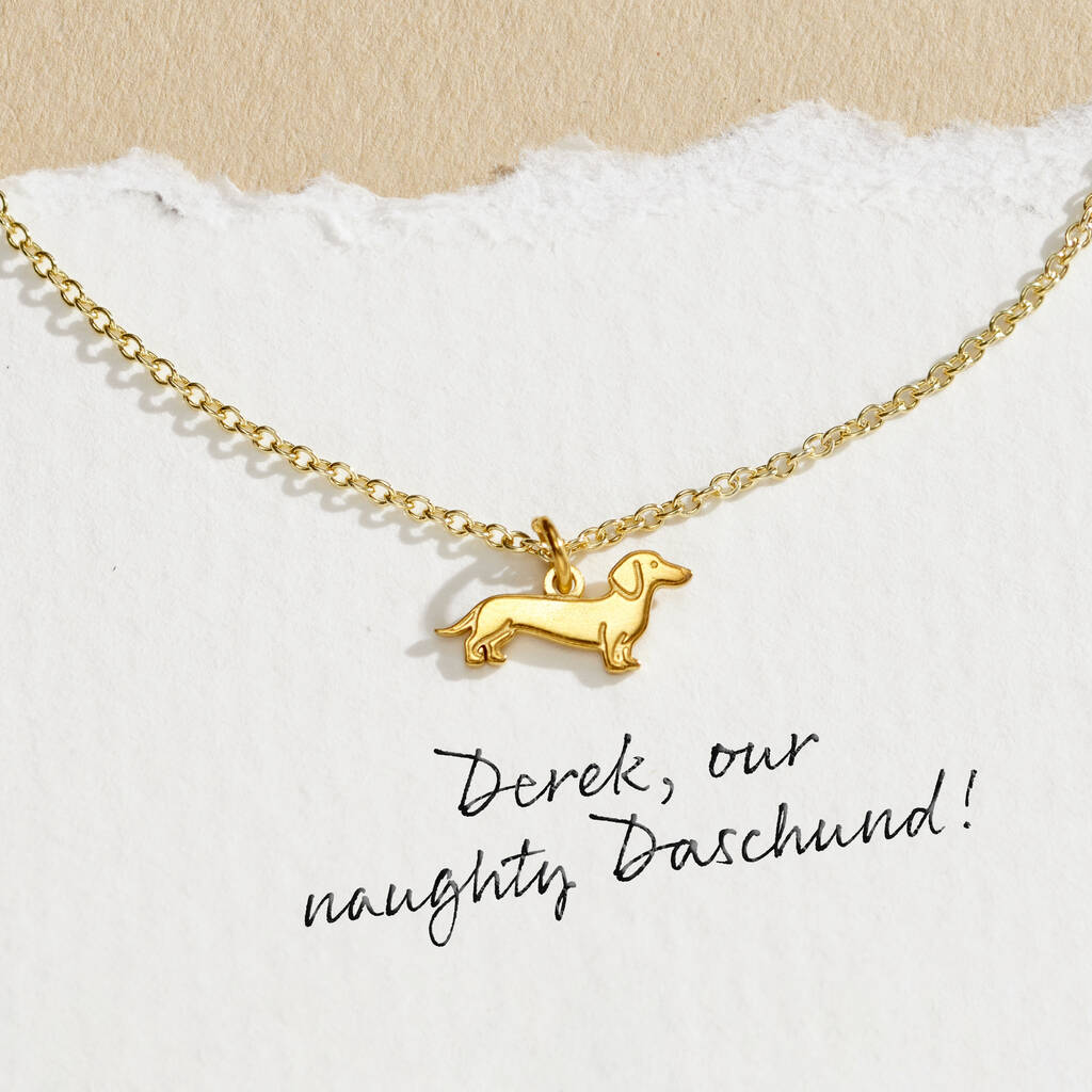 Personalised Pet Dog Dinky charm necklace