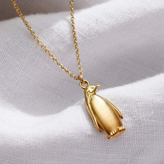 Soulmate Penguin Charm Necklace