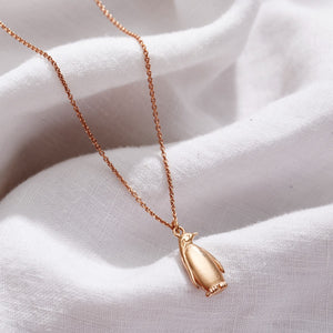 Penguin Charm Necklace Posh Totty Designs