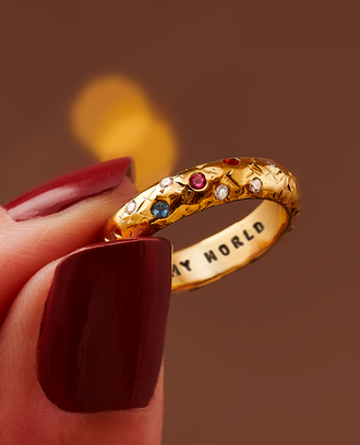 Christmas jewellery — rings