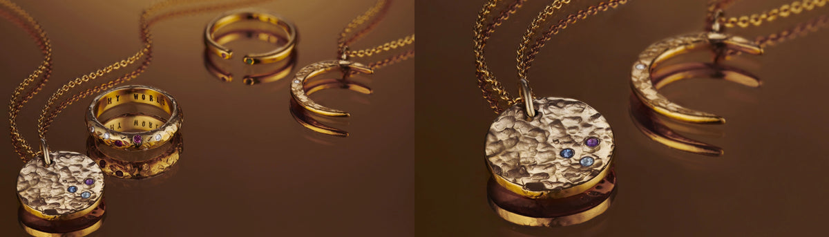 Original Confetti birthstone jewellery campaign photography