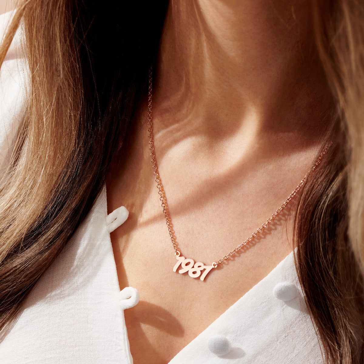 Personalised Year Necklace