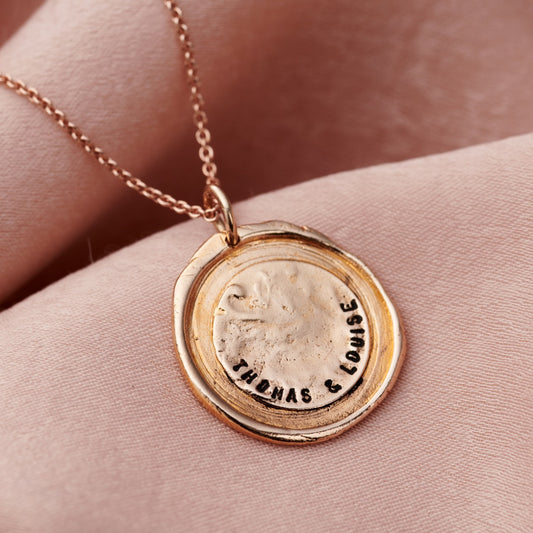 Personalised Wax Seal Necklace
